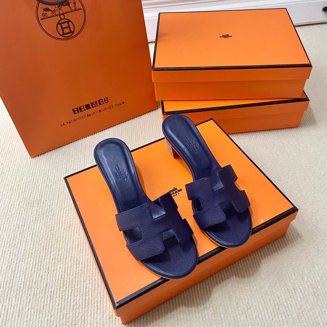 에르메스 올수공 오아시스 슬리퍼 샌들 앱송 38